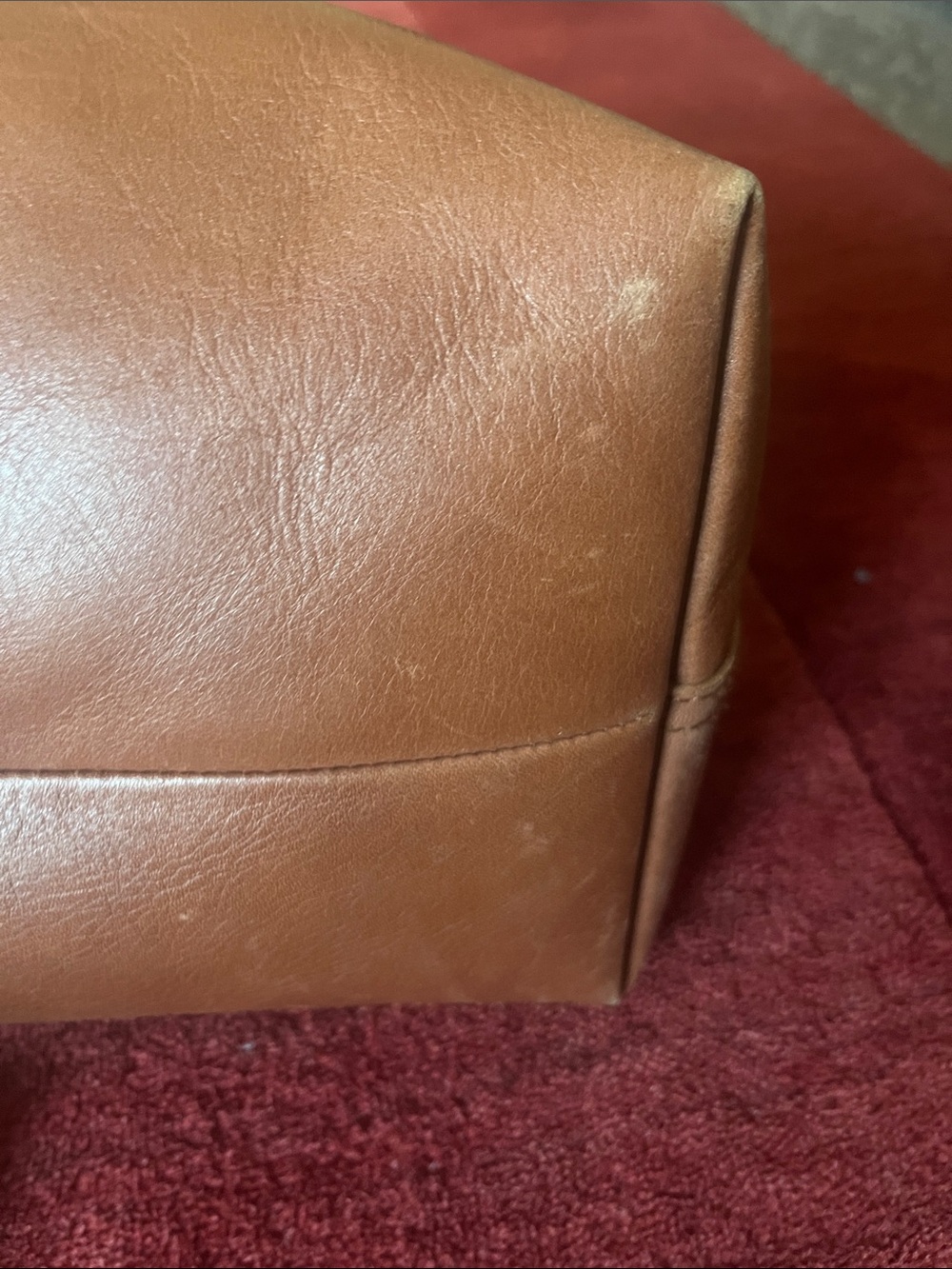 MADEWELL TRANSPORT TOTE, ENGLISH SADDLE W/CARD WALLET - Picture 14 of 15